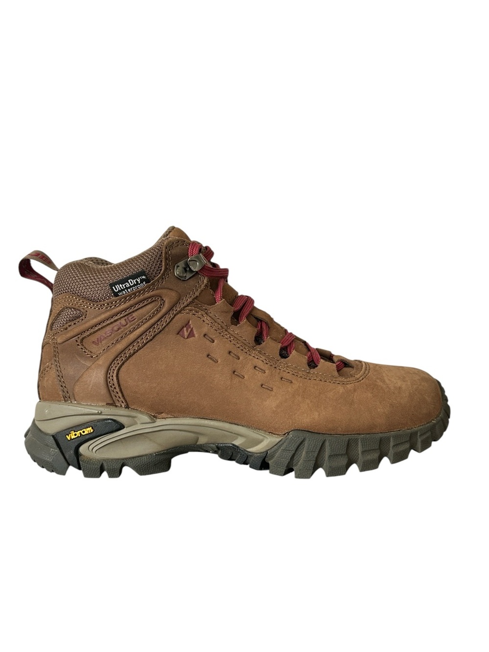 Vasque Women's Talus Ultra Dry Waterproof Hiking Boots Brown Suede Vibram Sole 7